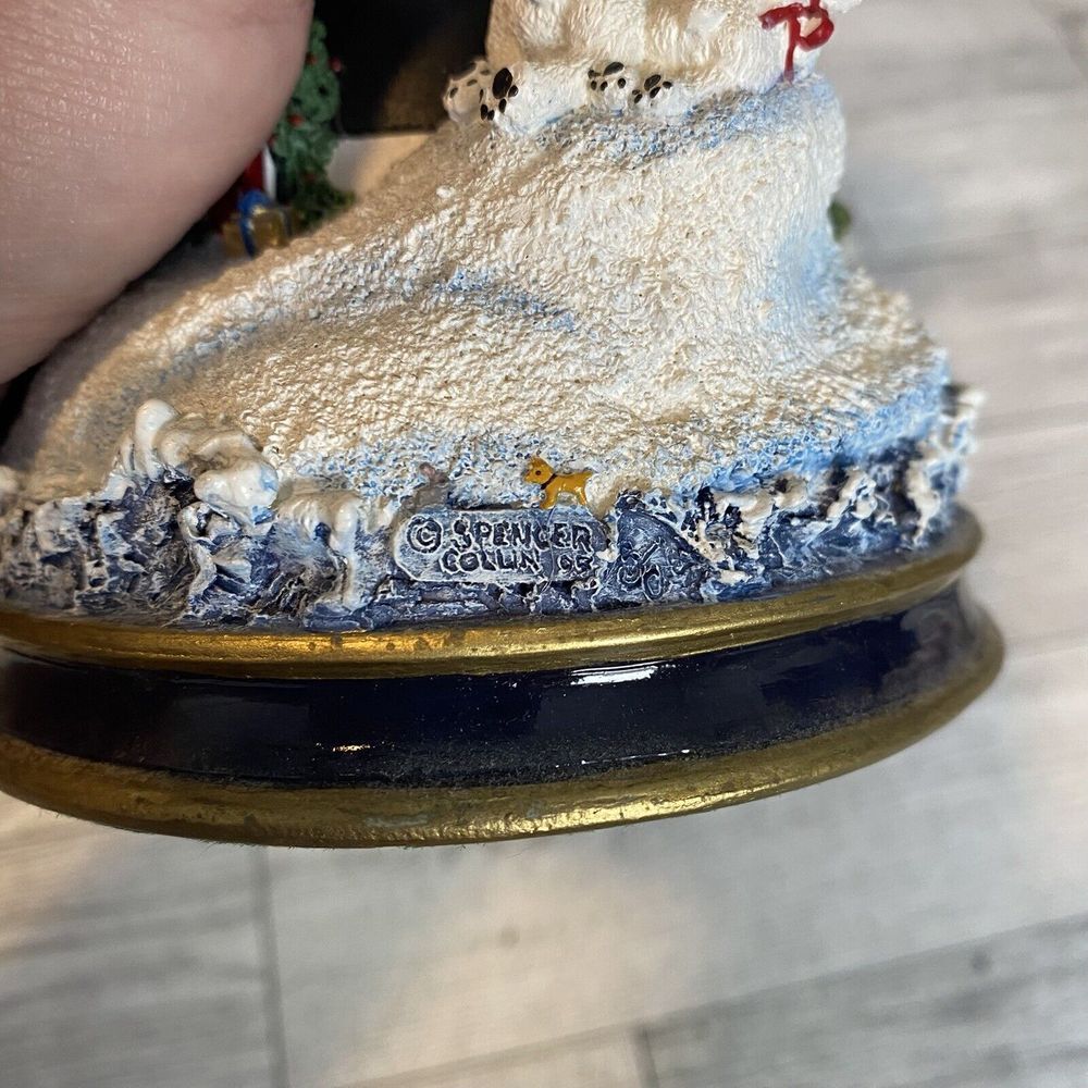 2 Danbury Mint Lighthouse Polar Lights Night Before Christmas Candlestick Votive - Picture 7 of 10